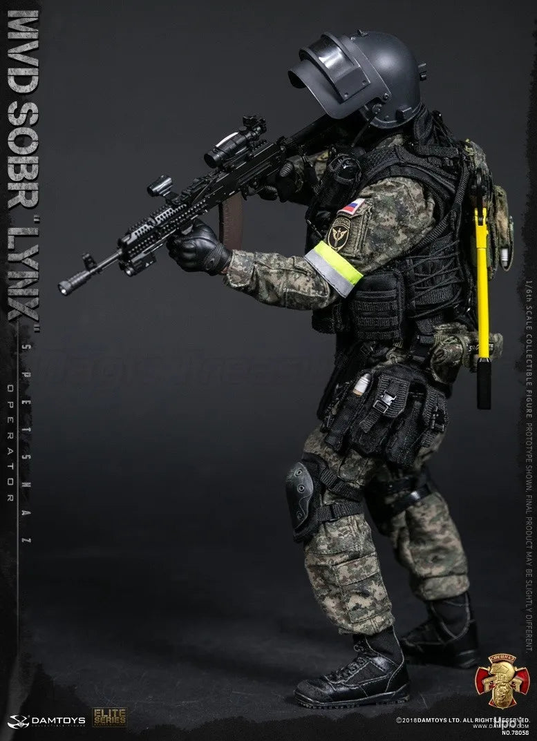 【MT】DAMTOYS NO.78058 RUSSIAN SPETSNAZ MVD - SOBR LYNX 1/6 Action Figure Model Toy Gift
