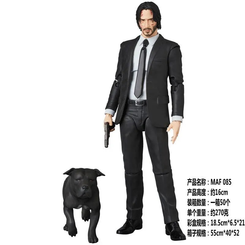 John Wick Figure Mafex 085 John Wick Chapter 2 Action Figures Collection Model Ornaments Toys Gifts