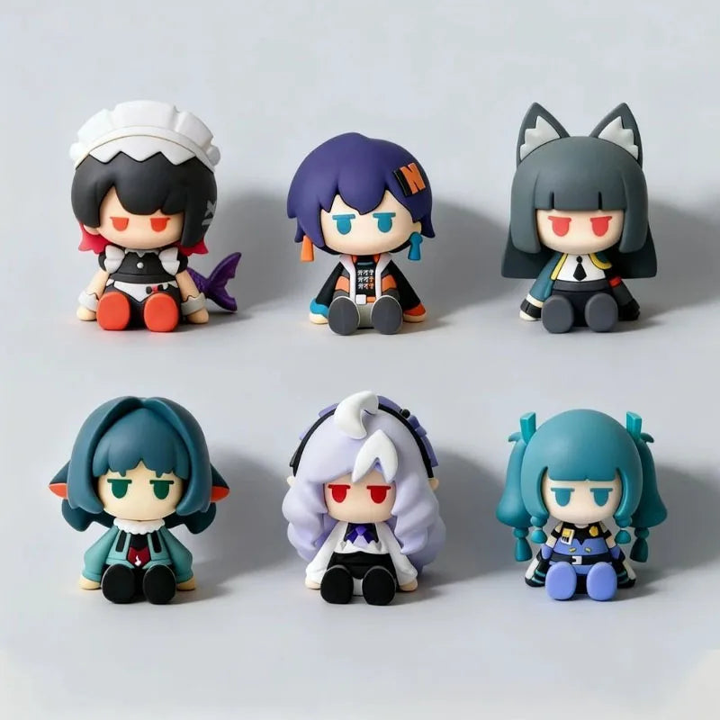 7cm Zenless Zone Zero Figure Ellen Joe Hoshimi Miyabi Q Version Anime Collectible Model Desktop Decorations Holiday Gifts Toys