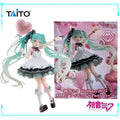 Taito Original Genuine Vocaloid Singer Artist MasterPiece Hatsune Miku Birthday 2025 AMP+ Party Ver. 21cm Model Toy Figures Gift