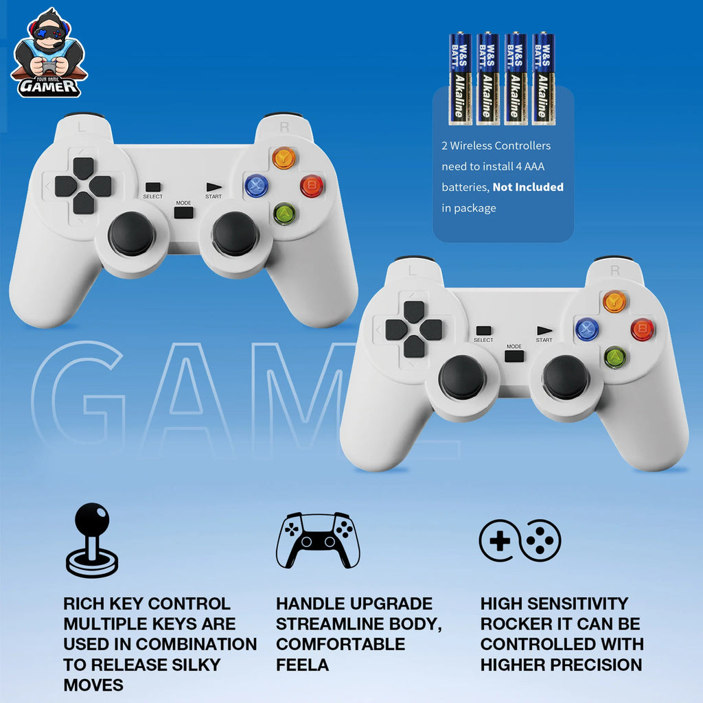 TV Game Box Retro Video Game Console Built in 20000+ Games Game Box  for Android TV Smart 2.4G 5G Wifi with Wireless Gamepad