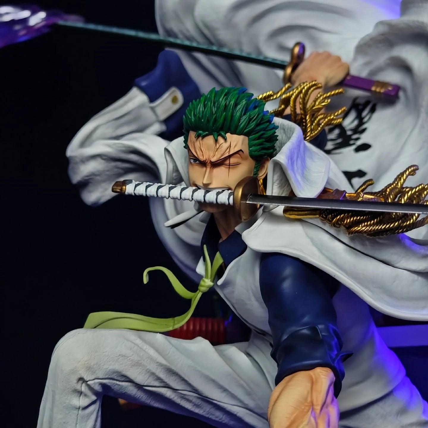New 22cm One Piece Anime Figure GK Roronoa Zoro Action Figure PVC Collection Cartoon Model Doll Gift Toys Decoration