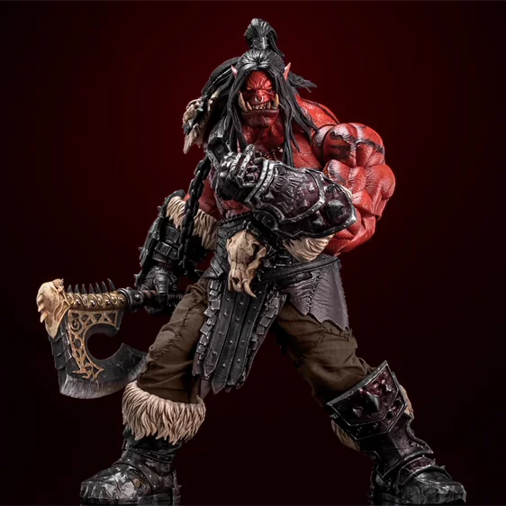 In Stock Hero Toys Grommash Hellscream 1/10 Scale Action Figure Anime Model Trendy Toys Desktop Doll Collectibles