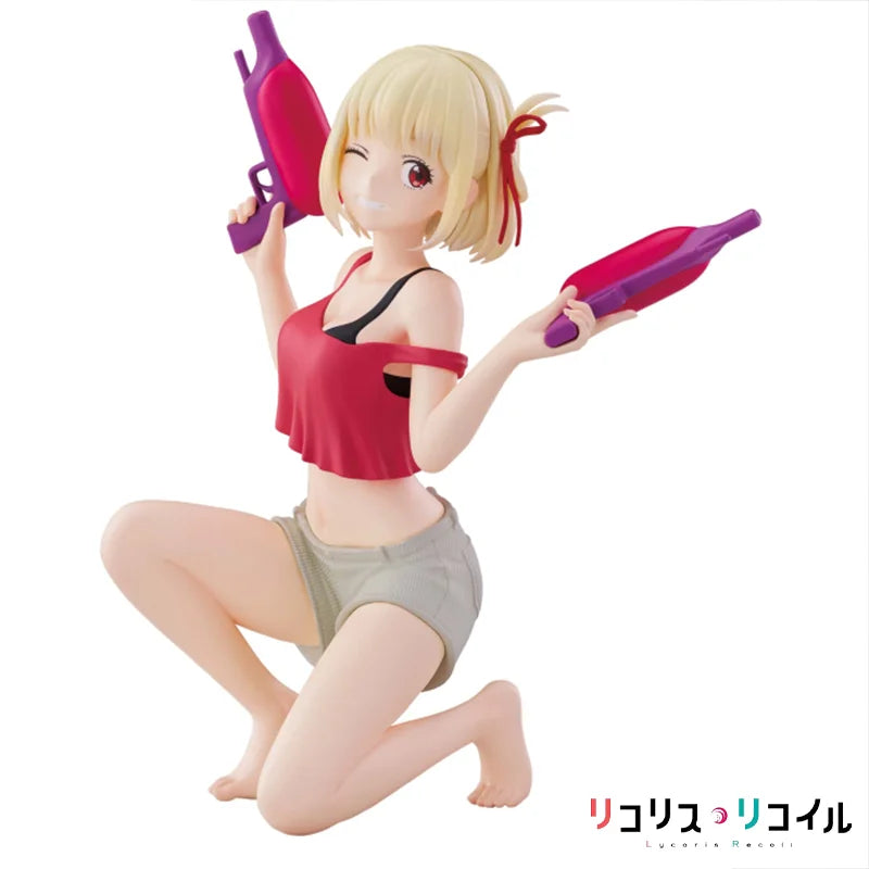 Bandai Original Banpresto Lycoris Recoil Nishikigi Chisato Inoue Takina Figuras Anime Action Figures Dolls Kids Toys JugueteGift
