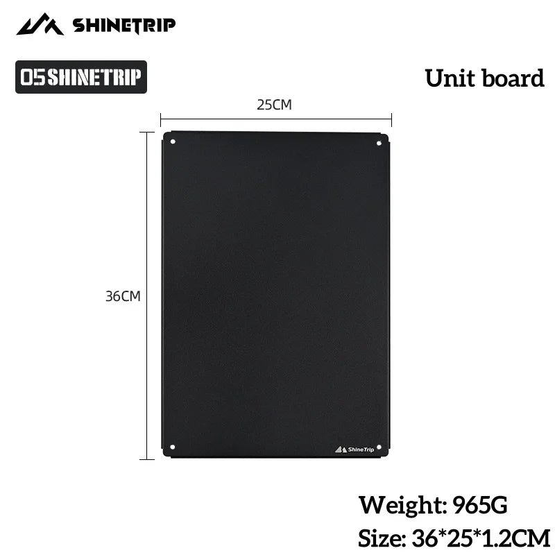 ShineTrip 05 Series IGT Tischplatte Frei kombinierbarer Tischteller Klapptisch taktisches Zubehör Camping BBQ Tische Bretter