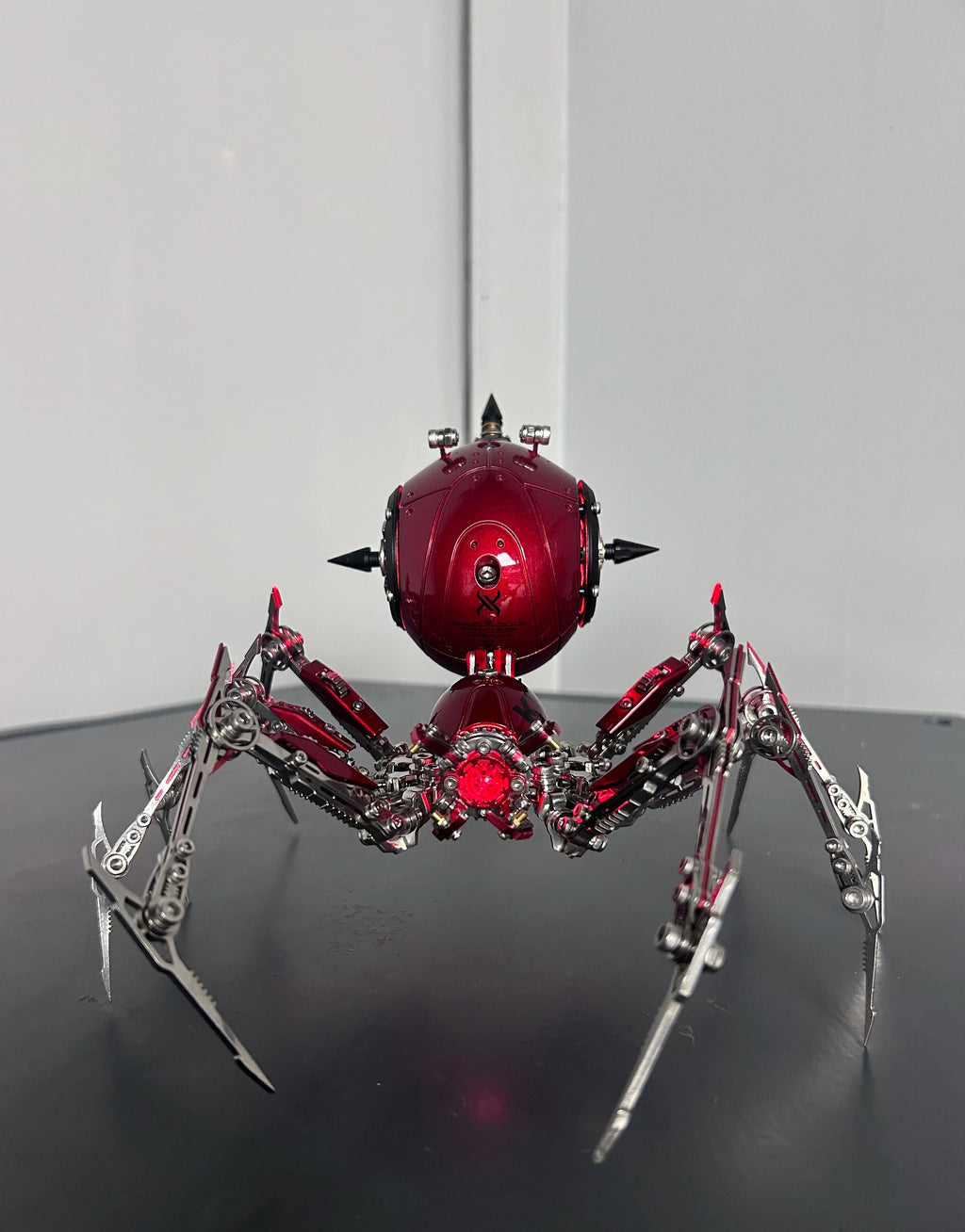 3D metal puzzle assembly toy ornament mechanical spider challenge high difficulty assembly model special gift