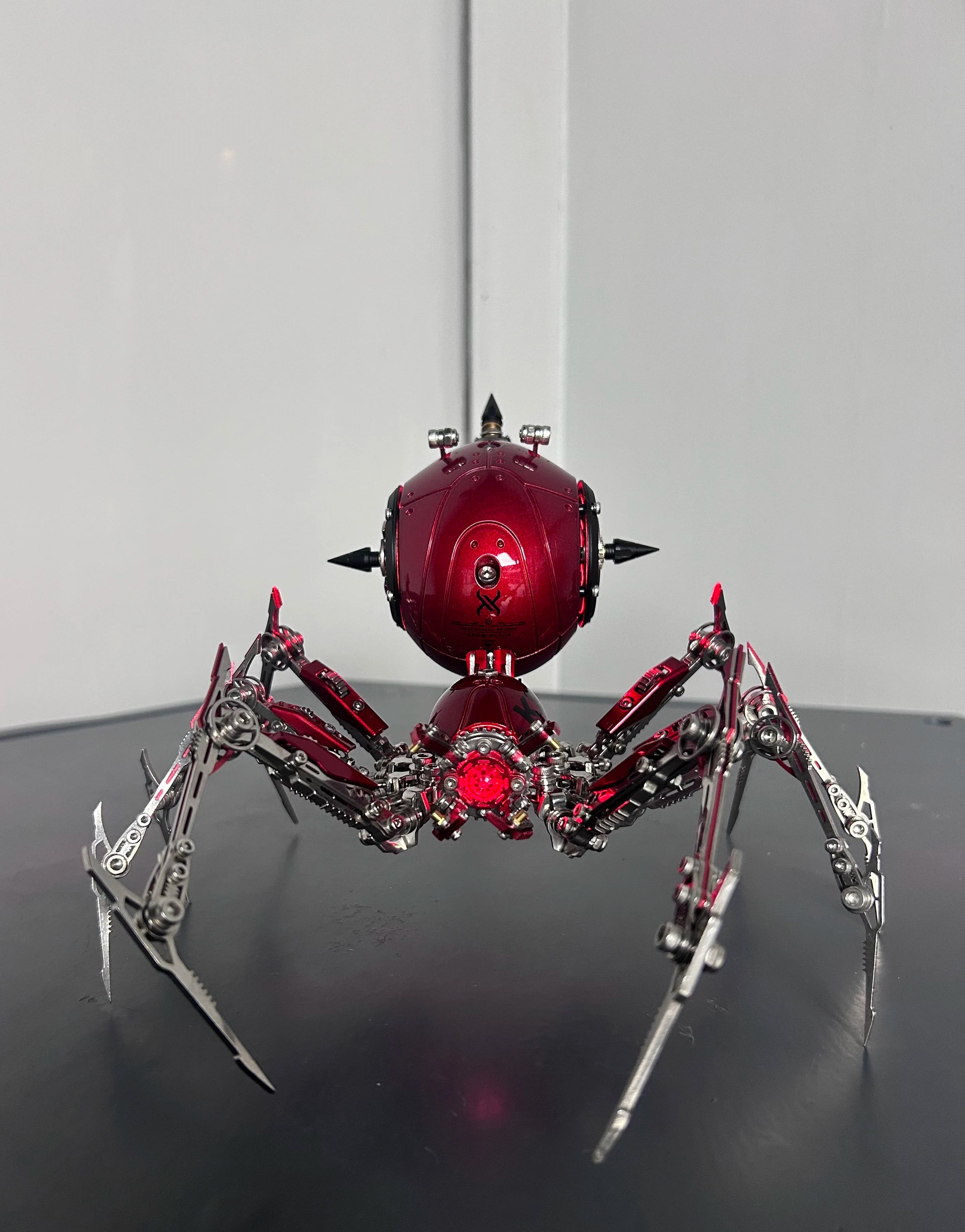 3D metal puzzle assembly toy ornament mechanical spider challenge high difficulty assembly model special gift