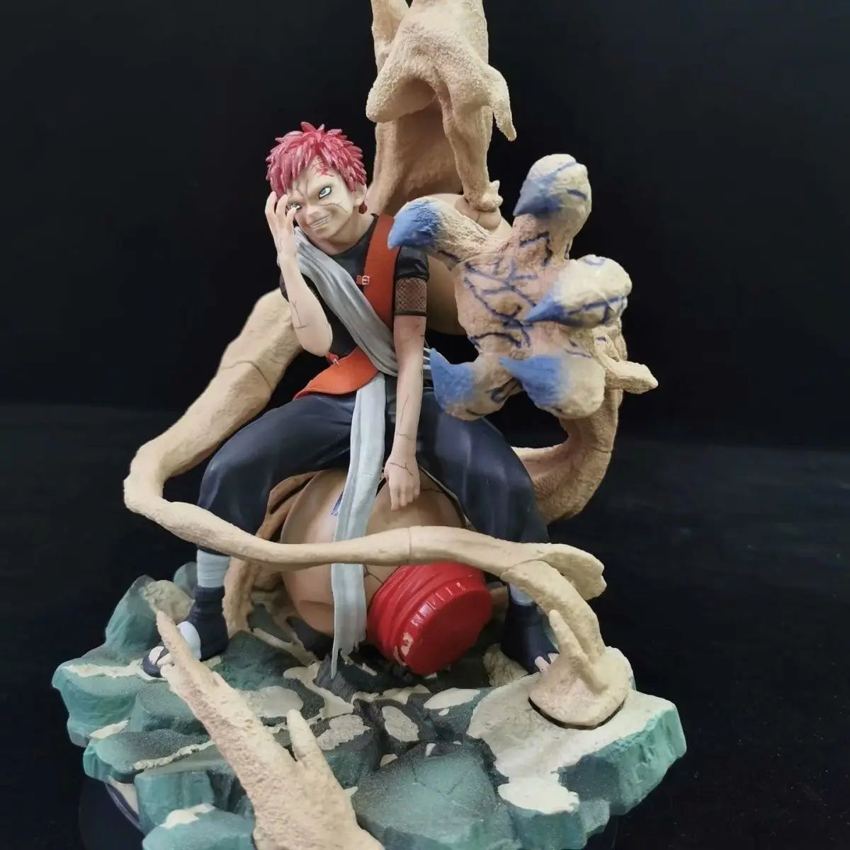 Naruto Anime Figures Gaara Battle version Action Figure Model PVC Figurine Collection Desktop Decoration Children's Toy Gifts