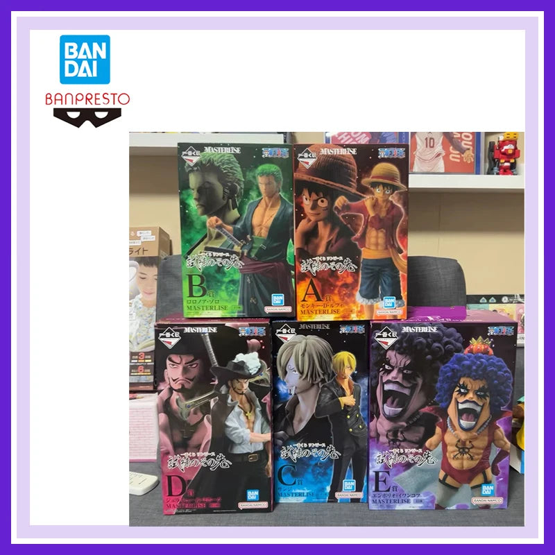 Instock Authentic Brand New Unopened Bandai Banpresto One Piece Ichiban Kuji Luffy Roronoa Zoro Sanji Dracule Mihawk Decoration