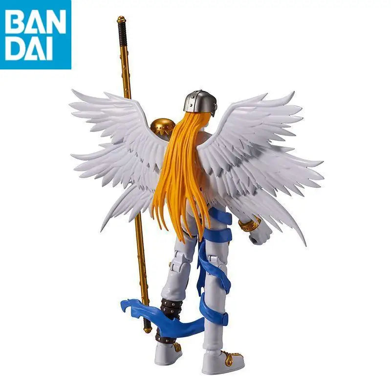 Original Bandai TV Version FRS Digimon Angemon PVC Assembly Anime Figure Model TV Version Anime Series