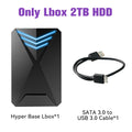 Launchbox 2T Portable Game Hard Drive With 4000+ 3D&PC Games Emulator Gaming HDD For PS4/PS3/PS2/Switch/PS1/WII/WIIU For Win PC