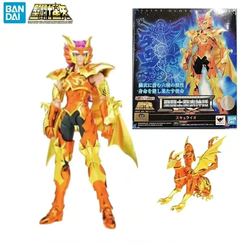 Original Bandai Saint Seiya EX Saint Cloth Myth 6 Holy Beast Anime Characters Movable Toy Gift In Stock