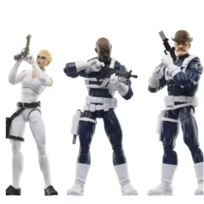 Marvel Legends S.H.I.E.L.D. Nick Fury Dugan Natasha Romanoff Action Figure Room Decora Figurine Collection Model Toy Gifts