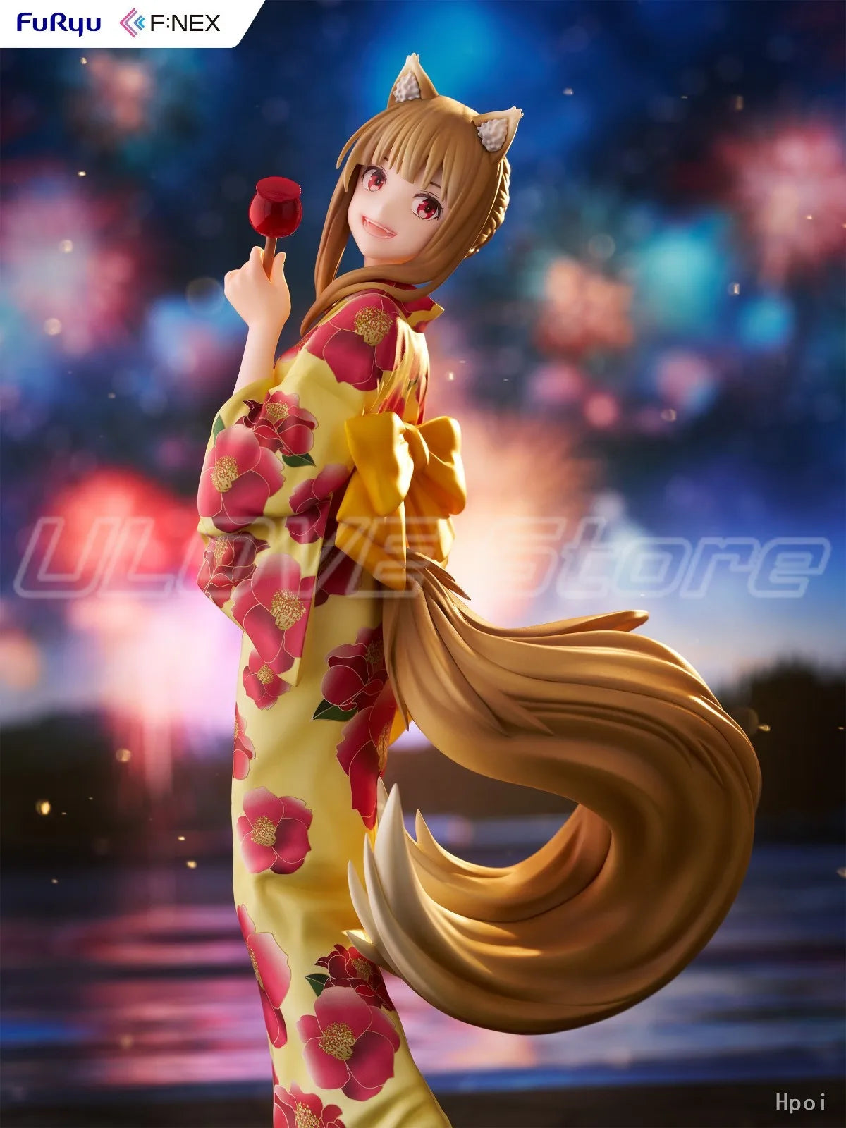 Original F:NEX MERCHANT MEETS THE WISE WOLF Holo 1/7 Animation Figure Model Collection Gift Toys