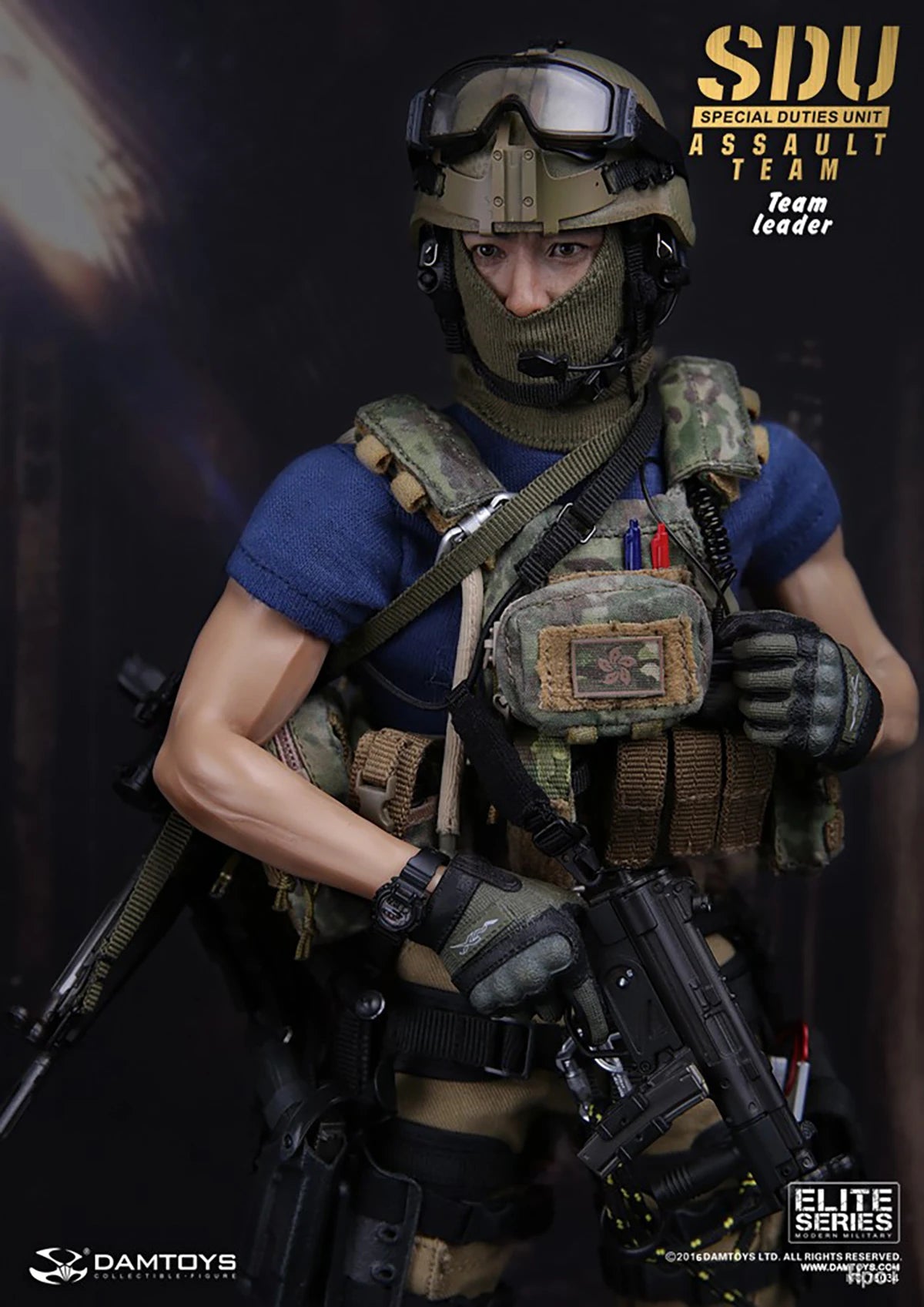DAMTOYS DAM 78034 1/6 Hong Kong Flying Tigers SDU Special Mission Company Attack Team Male Soldier Action Figure Model Toy