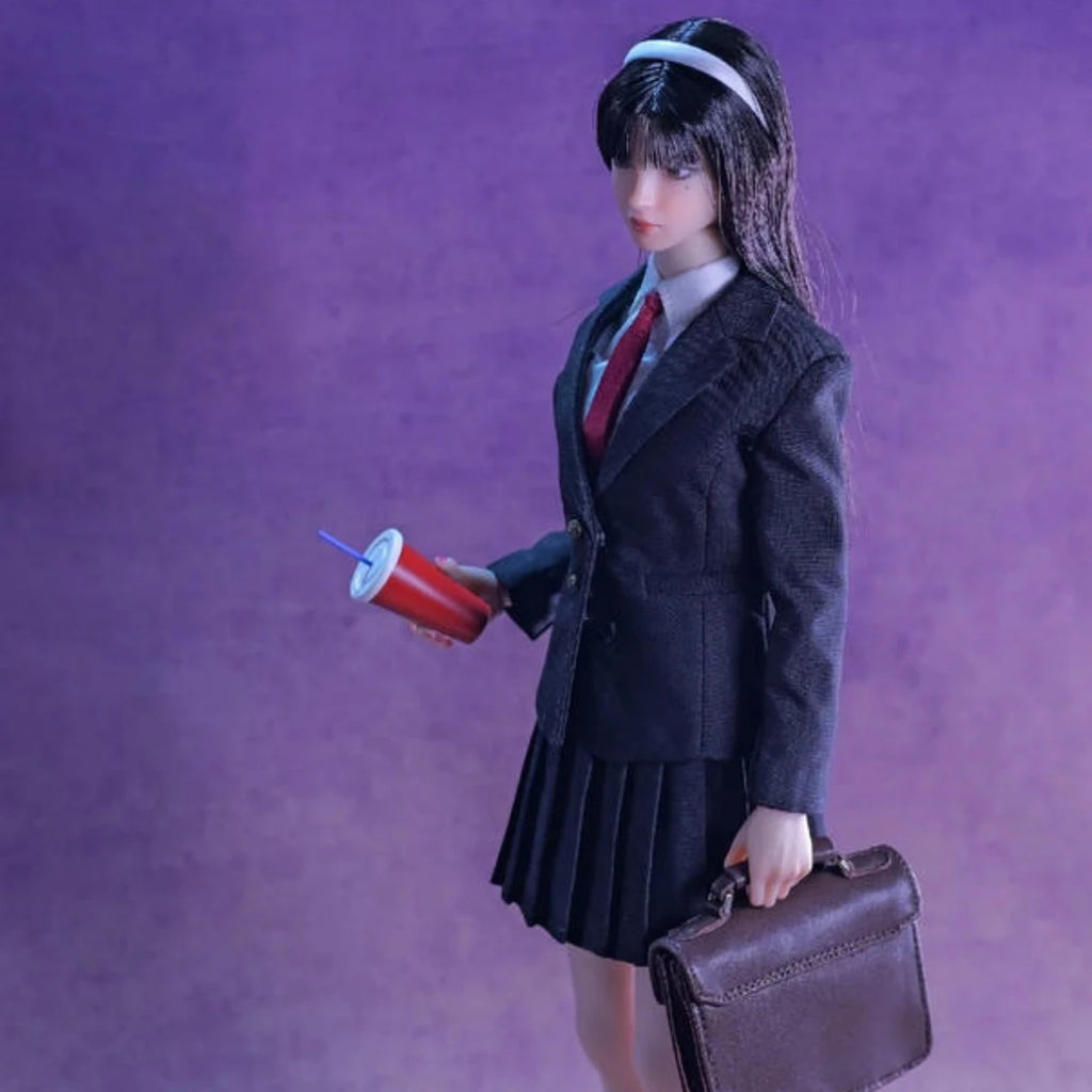 JKTOYS K-005 1/6 Scale Cosplay Tomie Taboo Girl Movable Eye Headed Sculpture Full Set for 12inchs Action Figure Model
