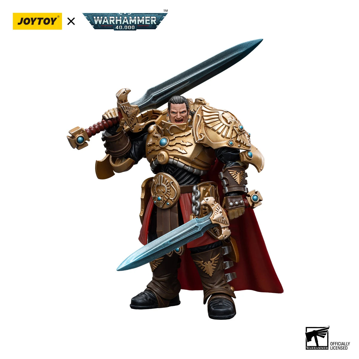 JOYTOY Warhammer 40k 1/18 Action Figures Anime 12.6cm Adeptus Custodes Blade Champion