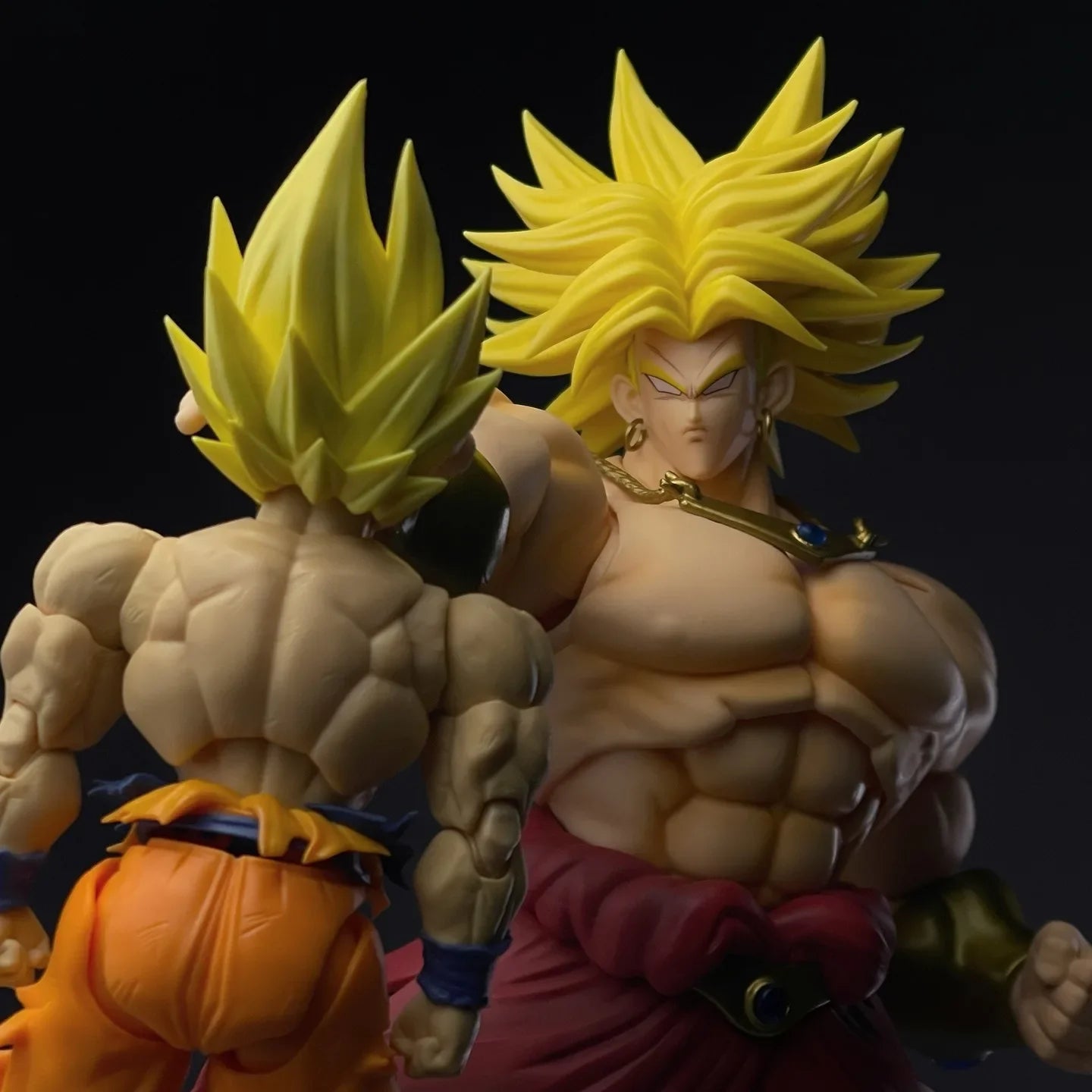 ZT Studio Figure Dragon Ball SSJ3 Broly Figurine SHF Large Special Effects Accessories Kit Action Figure Collectible Model Toy