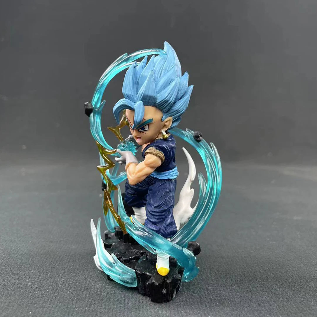 Q версия Dragon Ball Z Vegeta фигурка Vegetto 11CM PVC екшън фигурки колекция модели играчки