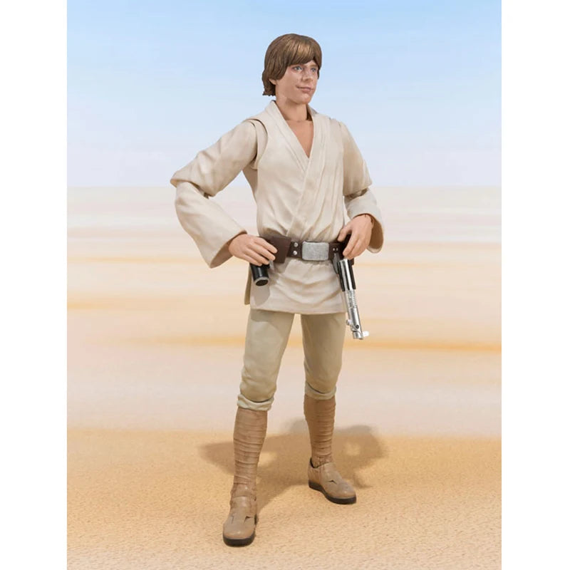 In Stock 100% Original Badai S.H. Figuarts Luke Skywalker A NEW HOPE Star Wars Anime Action Collection Figures Model Toys