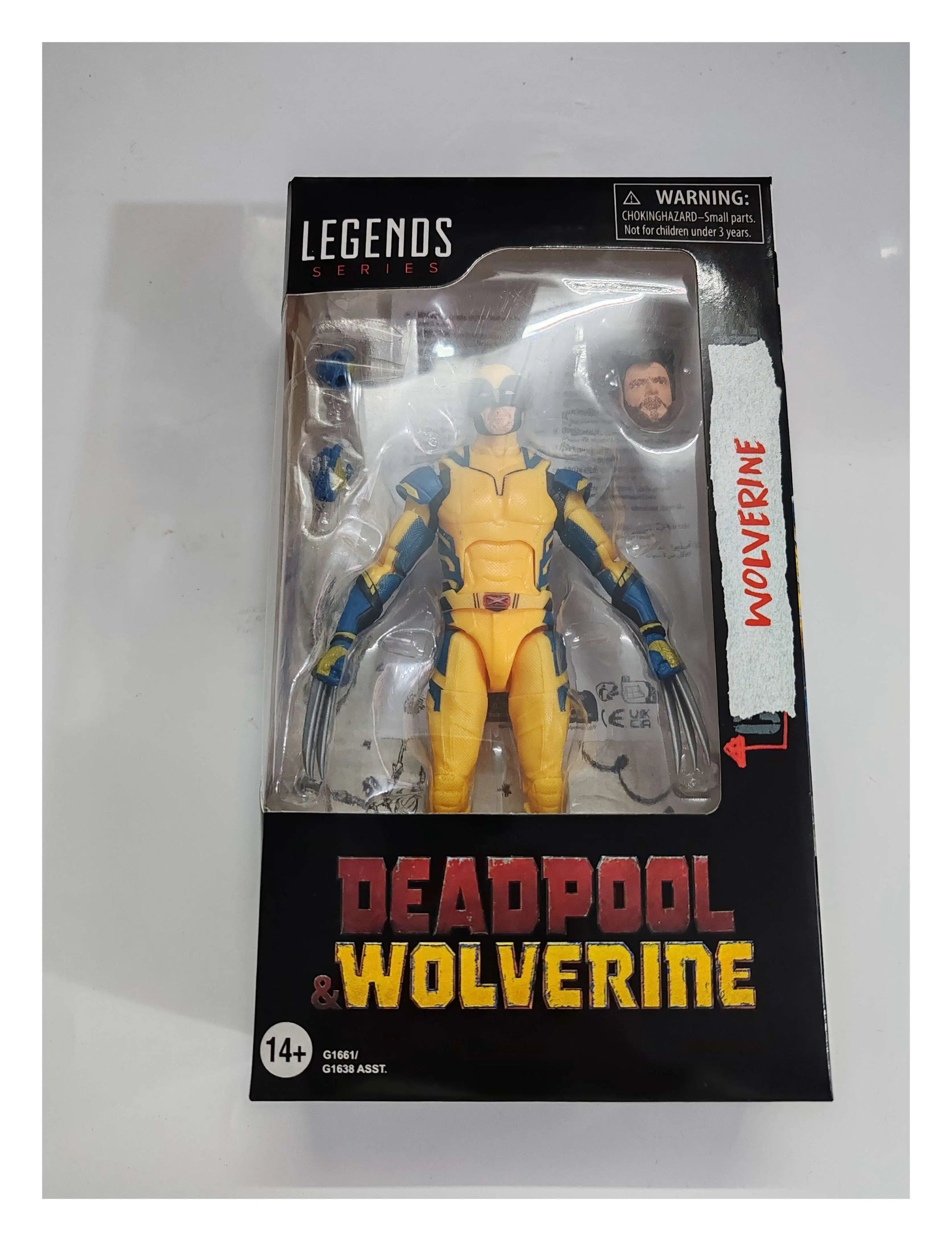 New Marvel Legends Deadpool 3 Action Dolls Hand-Made Founder Model Toys Collectible Ornaments For Boys' Holiday Birthday Gifts