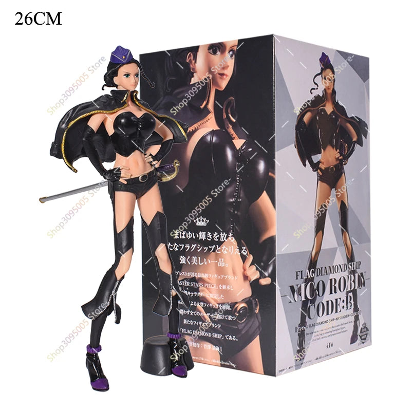 One Piece Figure Nico Robin Dressrosa Style Glitter Glamours Collectible Model Toy PVC Action Figures Robin Two Years Later Doll