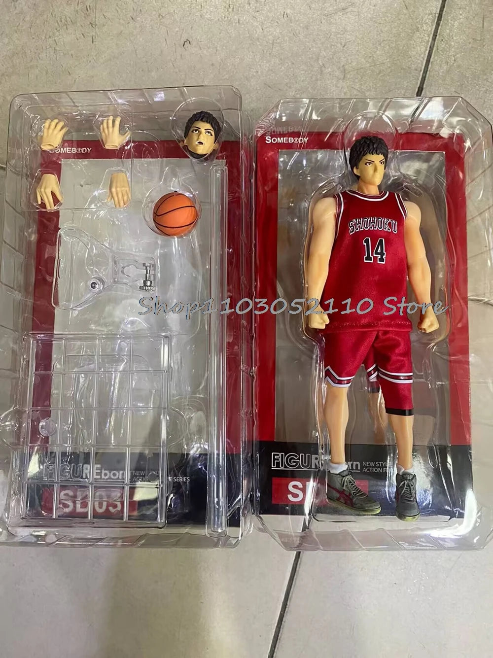 Slamdunk Sakuragi Hanamichi Figure Somebody Toys Sd01 Sd03 Rukawa Kaede Action Figures Decoration Cartoon Toy Doll Birthday Gift