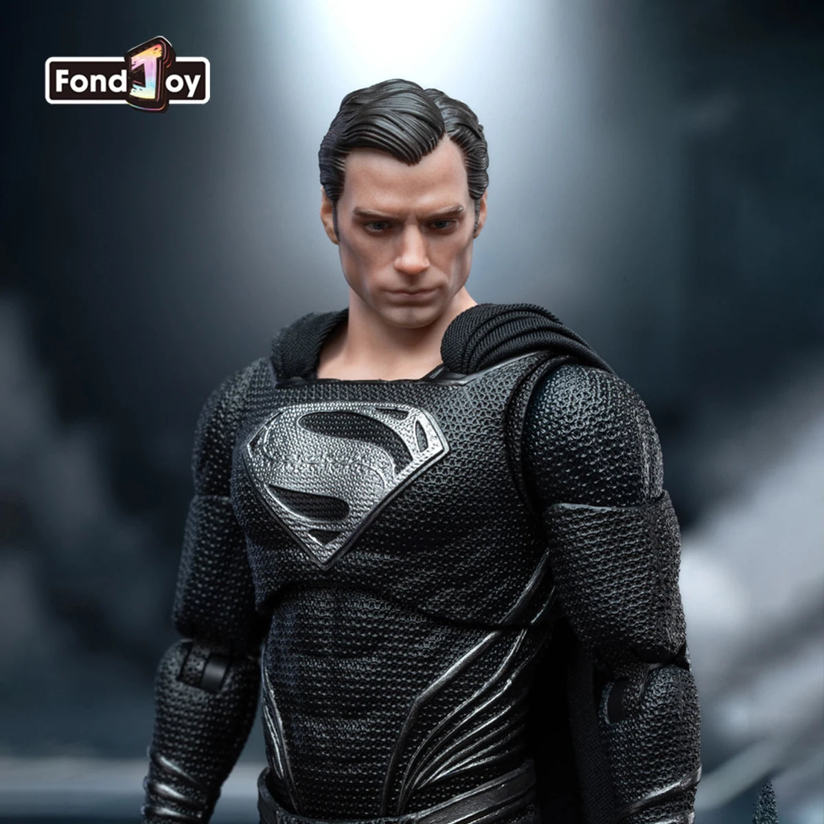 FondJoy Superman Action Figure 1/9 DC Justice League Black Superman 2.0 Anime Figurine Collection Model Joints Movable Toys Gift