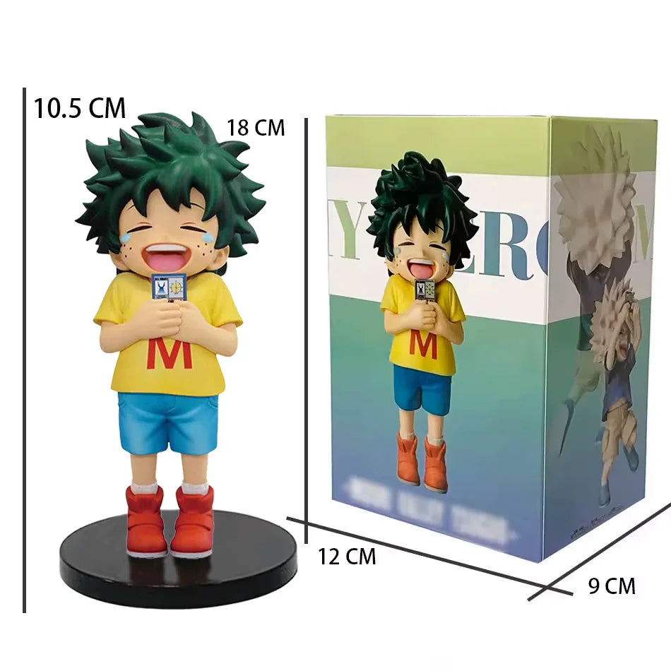 Anime Figure Bakugo Boku Midoriya Izuku Action Figure cute Q-version model Collection Anime Hero Katsuki Bakugo figura Gifts