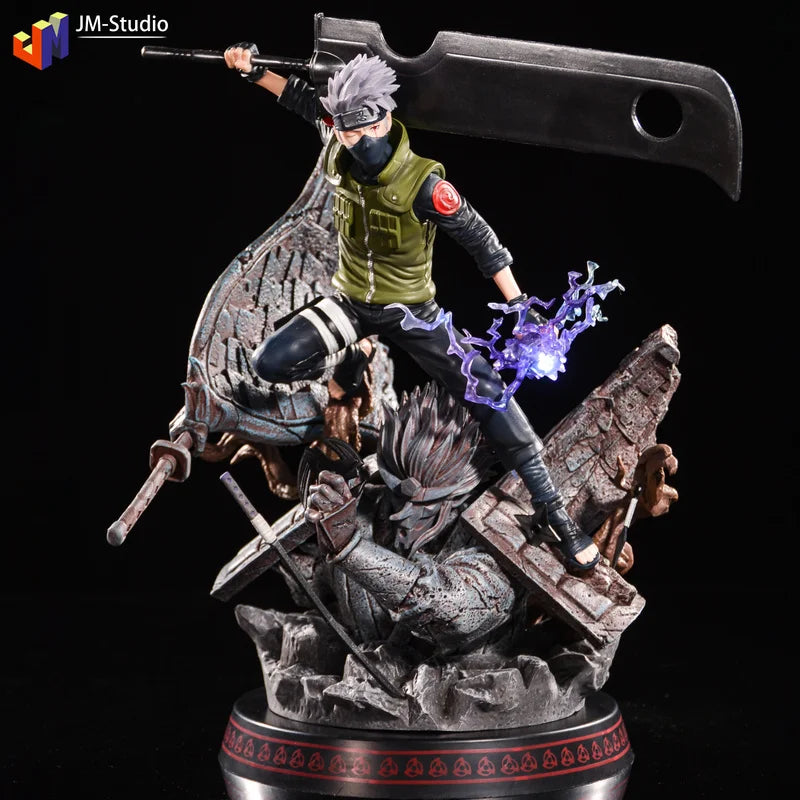GKNaruto Shippuden Anime Model Figures Hatake Kakashi Action Figure PVC 31cm oversize Statue Figma Figurine Collectible Toys