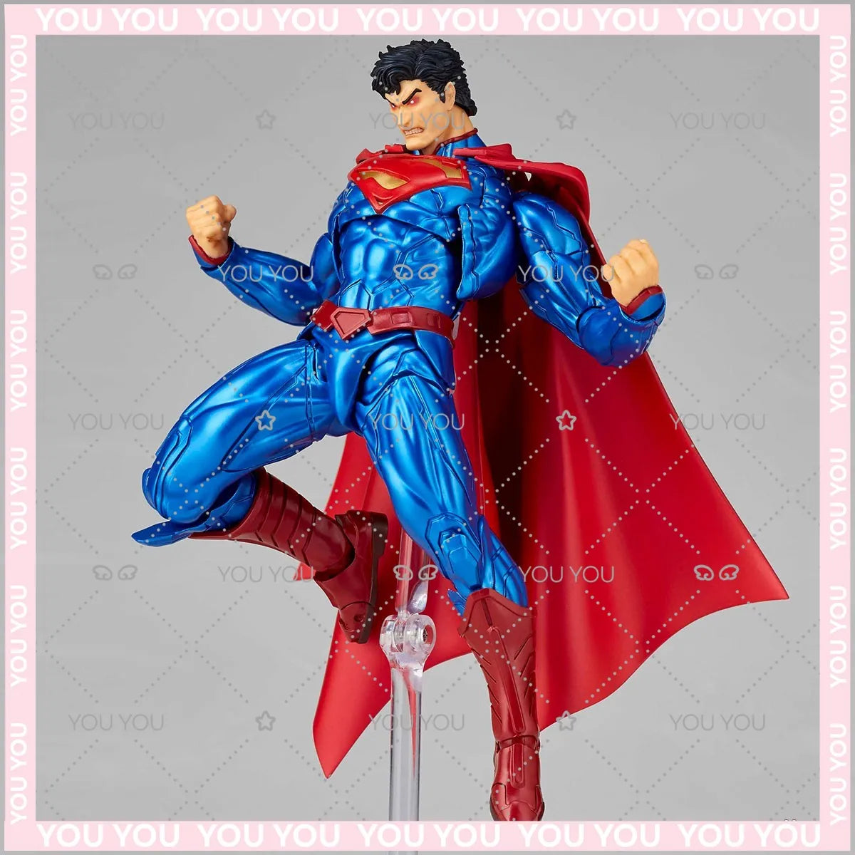 KAIYODO Original Amazing Yamaguchi Style Series Number 027 DC Superman/Black Panther/Wolverine/Supergirl Toy Movable Collection