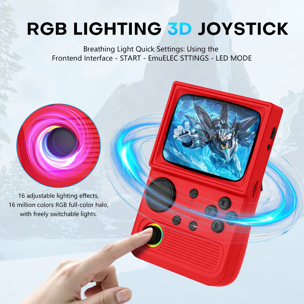 AISLPC R36T Retro TV Handheld Game Console Wifi Multiplayer 3.5 inch IPS Screen Linux System Portable Pocket Player 18000+ Games