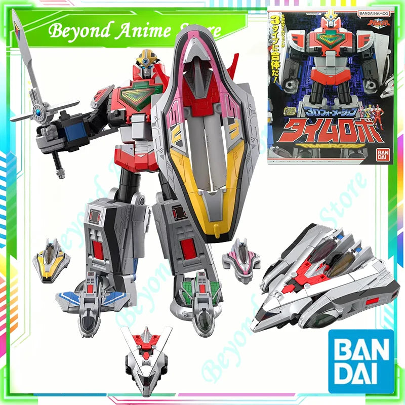 Spot Direct Delivery Bandai Original Mirai Sentai Timeranger Anime Model SMP 3D Formation Timme Robo Action Figure PB Toys