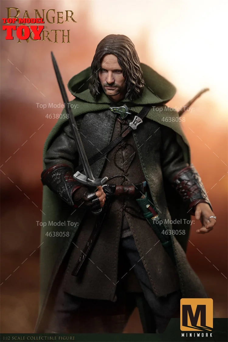 Miniwork MW-001 1/12 Scale Male Soldier Game Character Rangers Of The North Full Set 6'' Action Figures Model for Collection