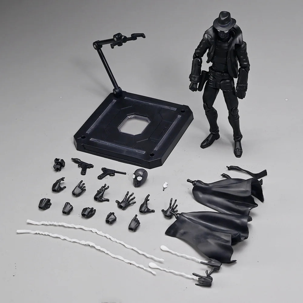 17CM black SV Action Spider-Man Noir Figure Model Collectible Toys Gift