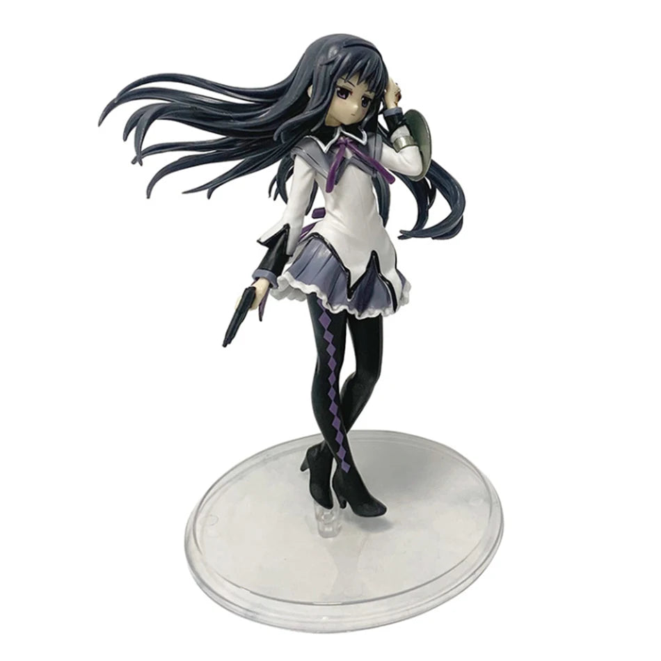 17cm PMMM Magical girl Anime Figure Kaname Madoka Action Figure Kawaii Akemi Homura Figurine cute Loli Collection Model Toy Gift