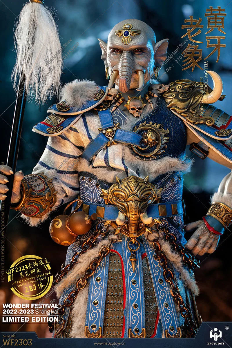 Three Demons HAOYUTOYS 1/6 Scale Collectible The Journey to the West Yellow Toothed Old Elephant Lion Eagle 12'' Action Figure