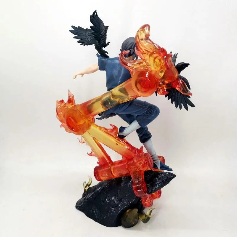 36cm Animation Figure Uchiha Itachi Uchiha Sasuke Anime Collection Model Pvc Desktop Ornament Decorations Children Toys Gift