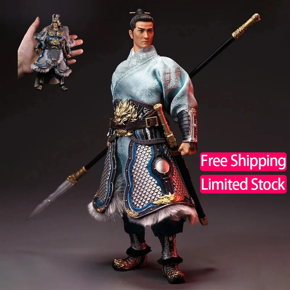 1/12 Scale Ma Chao Brave General 6" Action Figure Full Set Kingdoms Series Collectible PVC Articulated Model Soldier Toy for Men