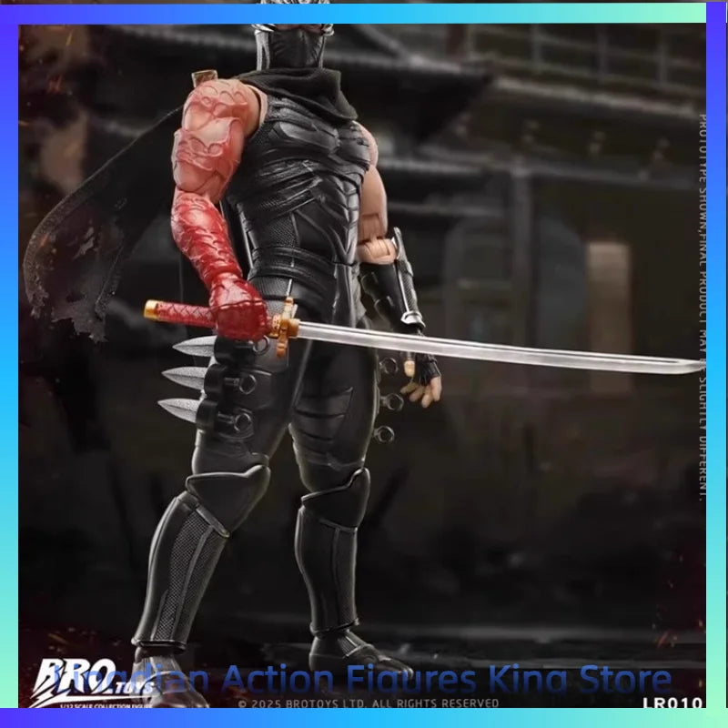 In Stock 1/12 BROTOYS LR010 Ninja Assassin Hayabusa Ninja Gaiden Action Figure Model Collectible Ornament Toys Gift