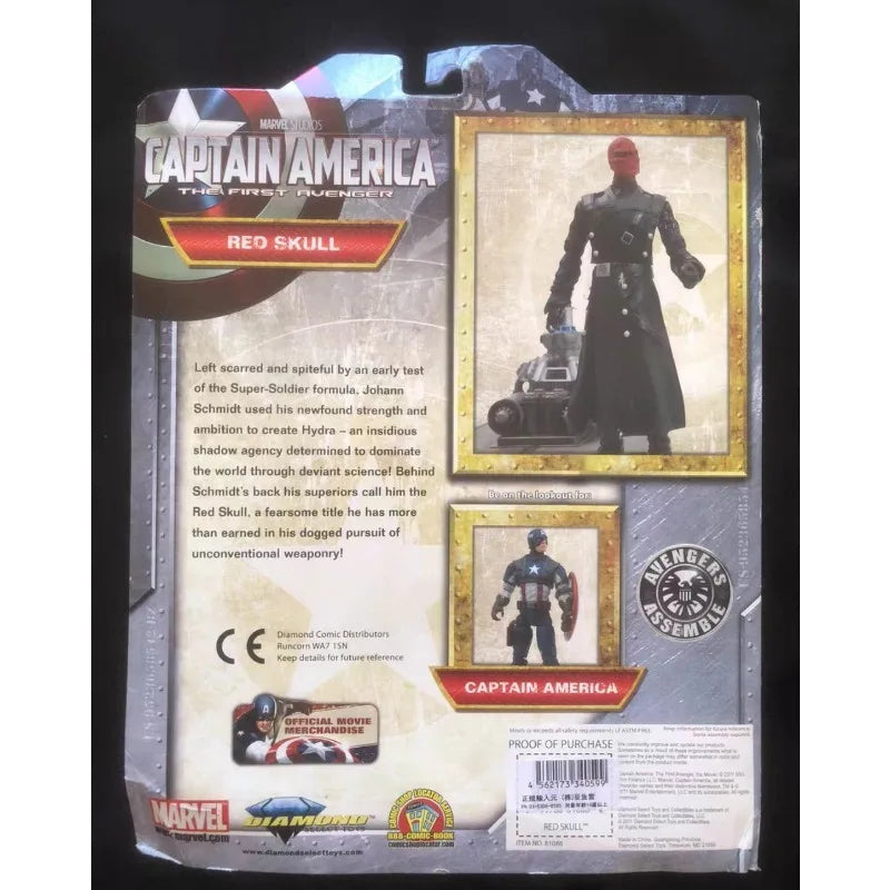 Original Marvel Legend Series CAPTAIN AMERICA THE FIRST AVENGER REN SKULL Action Figure Model Toys Gift