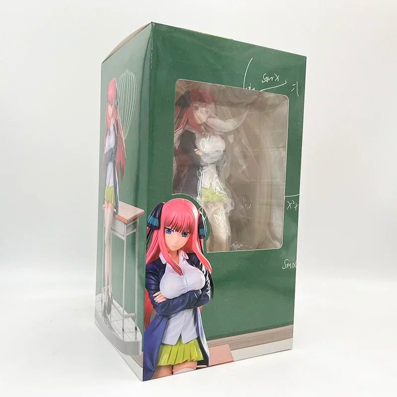 26cm The Quintessential Quintuplets Anime Girl Figure Miku Nakano Action Figure Ichika/Nino Nakano Figurine Model Doll Toys Gift