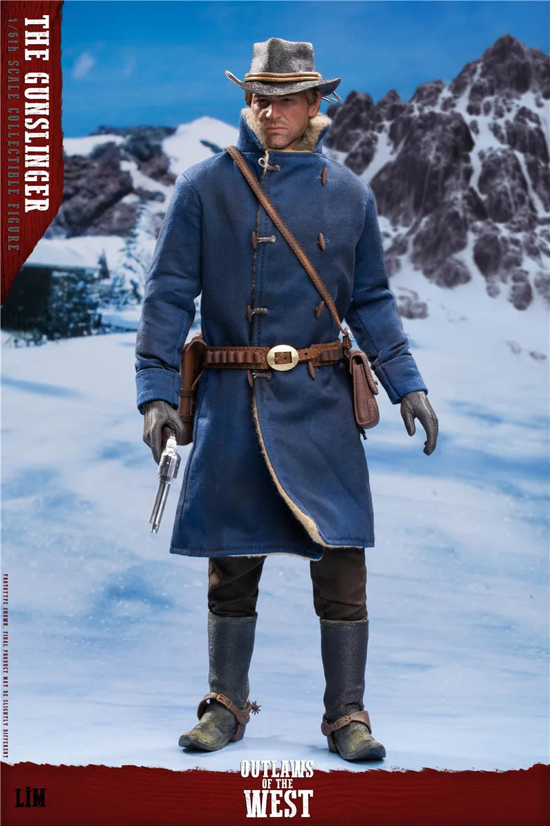 LIMTOYS LIM008 1/6 Men Sodier Gunslinger Arthur Classic Western Cowboy Series With Wepons 12'' Action Figure Model Collection