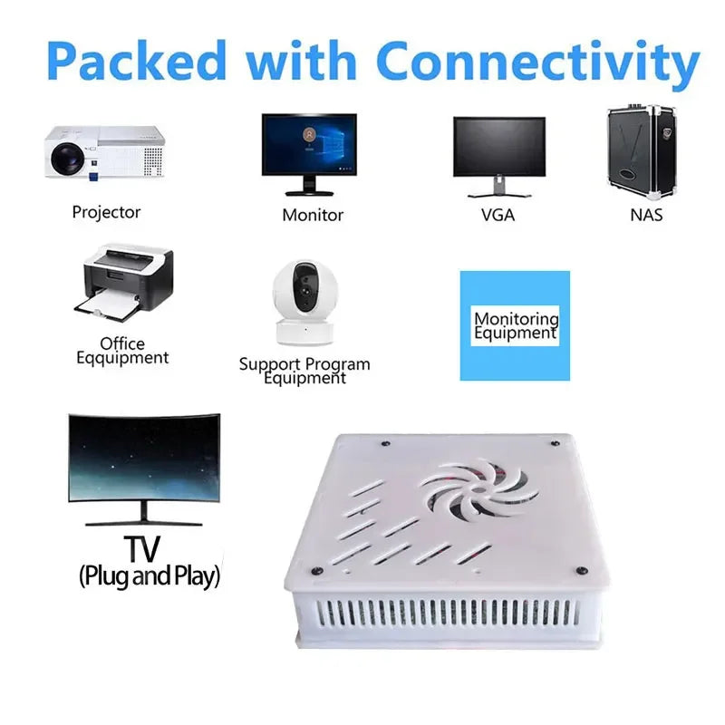 X8 Retro Game Console 4K HD Display 60 Emulator 500GB Storage 70000+Classic Games For Wii PS2 DC PSP GameCube XBOX Holiday Gift