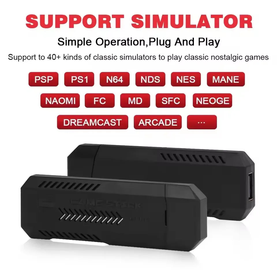 X2 Ultra 256G 60000 Game 4K Game Player HD Retro Video Game Console Wireless Charging Controller TV 30+ Simulators For Kids Gift