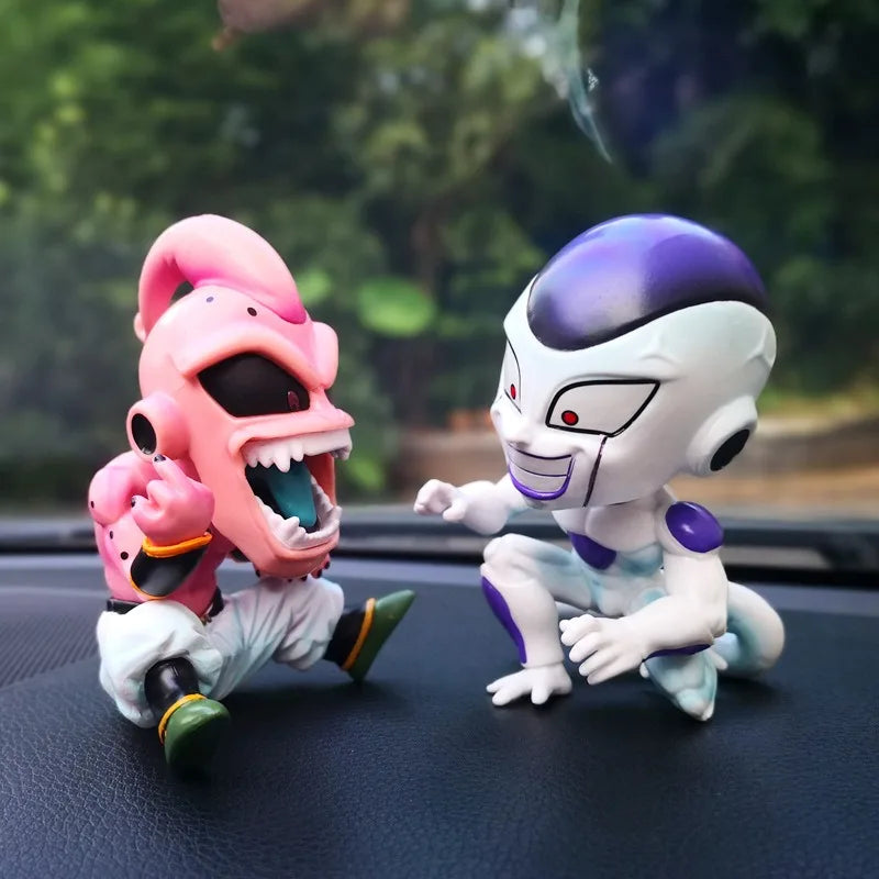 Anime Dragon Ball Z Majin Buu Frieza Cell Figure Toys Funny DBZ Fat Buu PVC Figurine Collection Model Dolls Birthday Gifts Kids