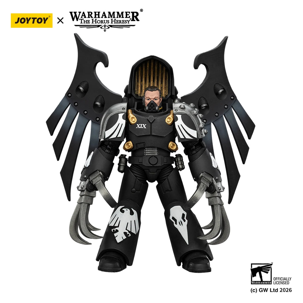 JOYTOY Warhammer "The Horus Heresy" 1/18 Action Figures Raven Guard Corvus Corax, Primarch of the XIX Legion Raven Guard