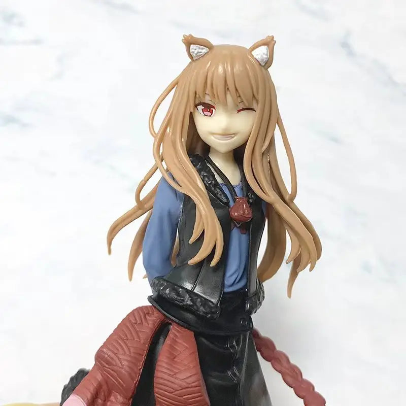 17 см Spice and Wolf: Търговецът среща мъдрия вълк Аниме фигурка Wolf Holo екшън фигурка PVC колекция за възрастни модел кукли играчки