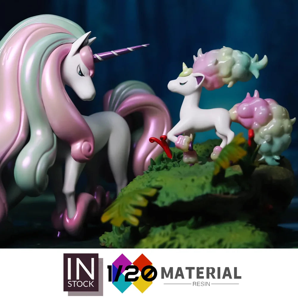 [In Stock]1/20 Resin Scale World [YH][LIMOUSINE] - Galarian Ponyta & Rapidash[Split RE-MENT]