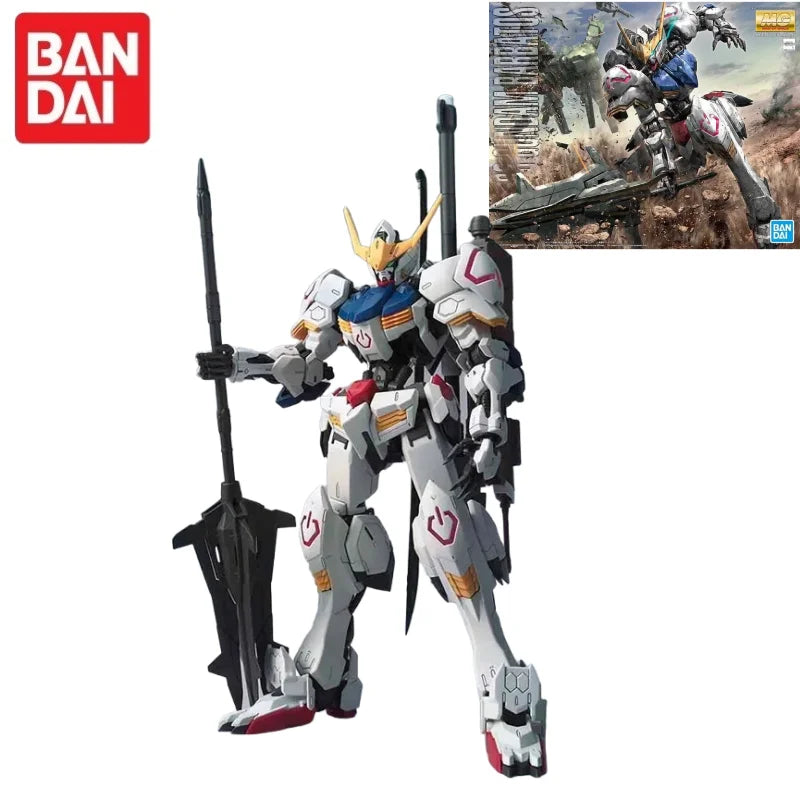 Bandai 1/100 Mg Barbatos Fourth Form Iron-Blooded Orphans Gundam Model Kit Gundam Mecha Warrior Figure Garage Educational Toy